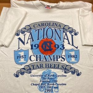 1993 UNC Chapel Hill Championship Tee